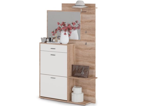 Прихожая «Вито», Дуб сонома/белый — изображение 3