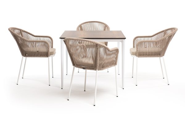 Малага-обеденная-группа-на-4-персоны-со-стульями-Лион-каркас-белый-роуп-бежевый-2 роуп бежевый