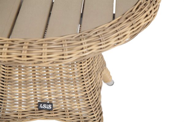 "Равенна" кофейный стол из искусственного ротанга, цвет соломенный — изображение 3