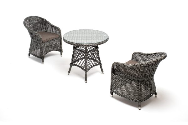 Эспрессо–80-R-обеденная-группа-плетеная-цвет-графит "Эспрессо–80 R" обеденная группа плетеная