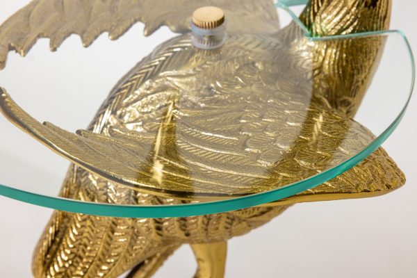 Кофейный столик "Птица" Золото 0.74x0.28x0.28м — изображение 4