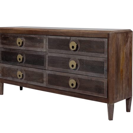 Комод c 6-ю ящиками Tepid 0.8x1.6x0.4м