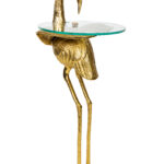 Кофейный столик "Птица" Золото 0.74x0.28x0.28м