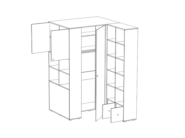 Композиция Play 24 белый, ясень коимбра — изображение 3