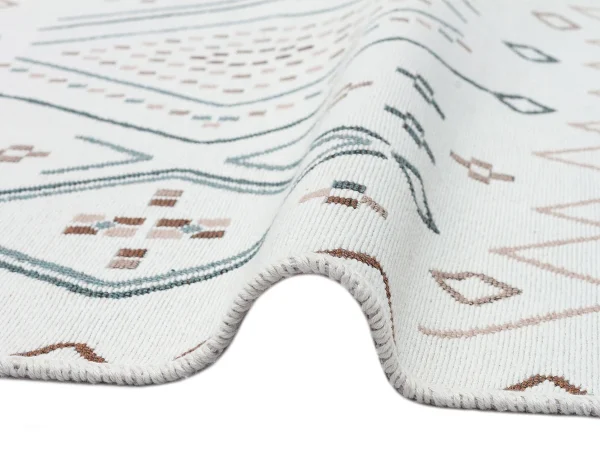 Ковер ARYA 160*230 бежевый, голубой — изображение 3