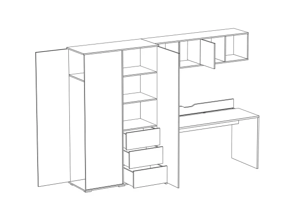 854472f91378fe66d20f48e60fcd8bfb Композиция Play 18 бежевый, дуб корбридж — изображение 3