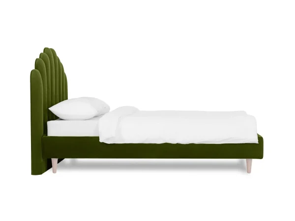 Кровать Queen II Sharlotta L 1600 зеленый — изображение 3