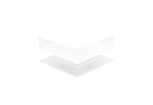 Внешний соединитель угловой для накладного магнитного шинопровода Crystal Lux CLT 0.213 03 WH