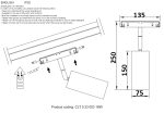 Светильник трековый магнитный Crystal Lux CLT 0.33 003 18W BL 3000K — изображение 2