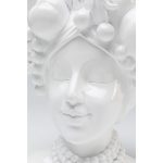 Ваза декоративная Fruit, коллекция "Фрукт" 23*37*21, Полирезин, Белый — изображение 5