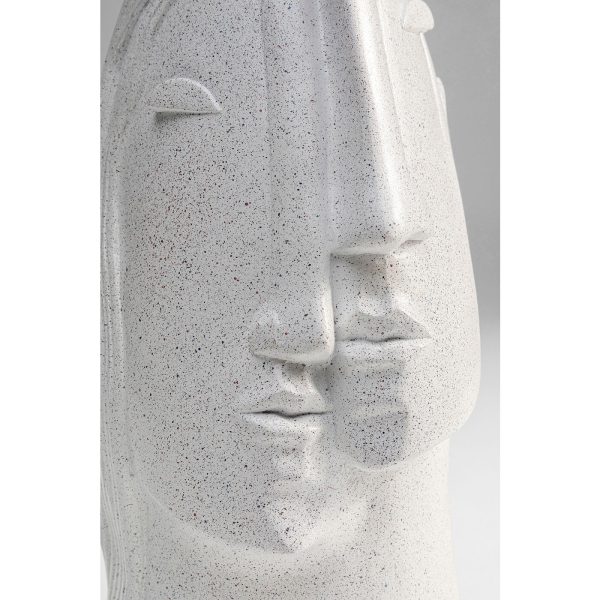 Предмет декоративный Two Face, коллекция "Два лица" 13*30*14, Полирезин, Белый — изображение 5