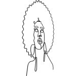 коллекция "Африканская леди" 50*57*2