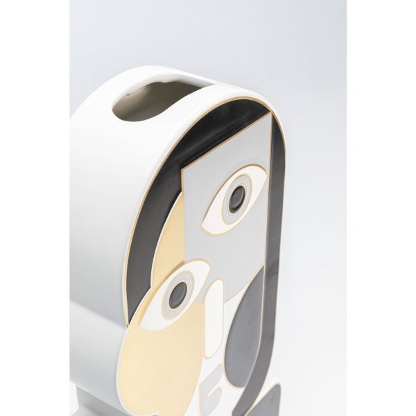 Ваза Abstract, коллекция "Абстракция" 23*43*9, Доломит, Серый — изображение 5