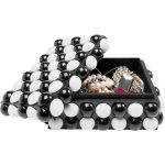 Шкатулка Polka Dot, коллекция "Узор в горошек" 21*9*16, Полирезин, Черный — изображение 5