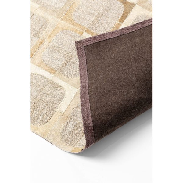 Ковер Circles, коллекция "Круги" 170*1*240, Коровья шкура, Коричневый — изображение 5