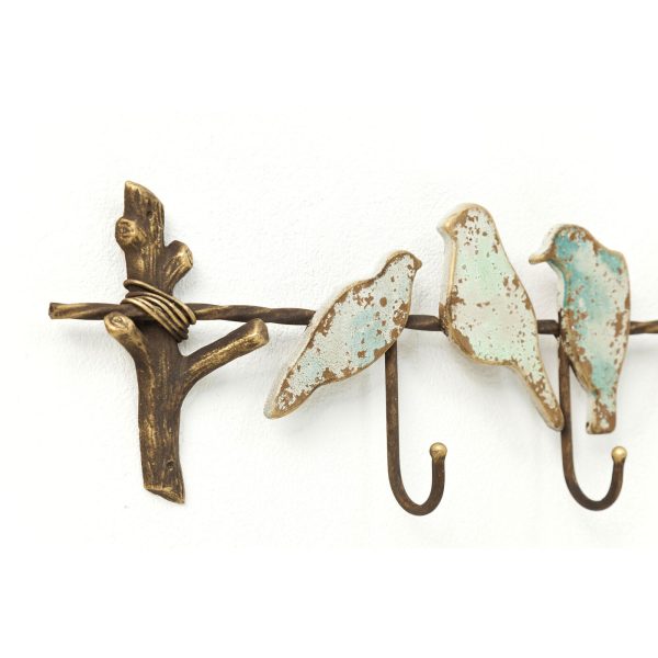 Вешалка настенная Bird, коллекция "Птица" 102*19*6, Сталь, Мультиколор — изображение 5