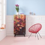 Шкаф Flower, коллекция "Цветок" 76*140*30, Манго, Мультиколор — изображение 5