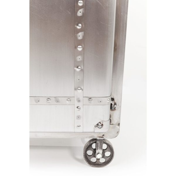 Комод Buster, коллекция "Кутеж" 81*60*38, Сталь, Серебряный — изображение 5