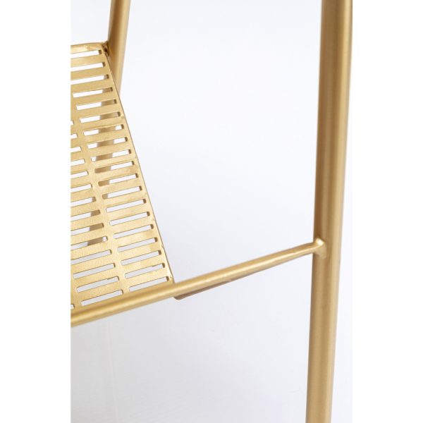 Подставка для журналов News Word, коллекция "Мир новостей" 49*53*32, Сталь, Золотой — изображение 5