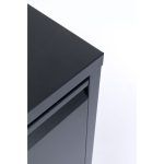 Шкаф для обуви Caruso, коллекция "Карузо" 75*77*22, Сталь, Серый графит — изображение 5