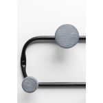 Вешалка настенная Circles, коллекция "Круги" 80*28*7, Сталь, Серый — изображение 5