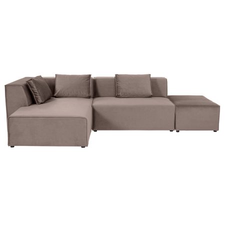 Диван угловой Ткань Микровелюр Industrial Loft