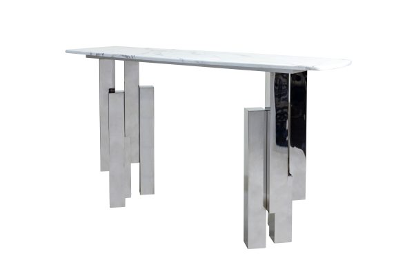 Консоль Round Silver 0.79x1.5x0.45м — изображение 2