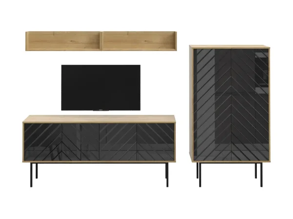 Композиция Boho 6 черный, дуб корбридж — изображение 2