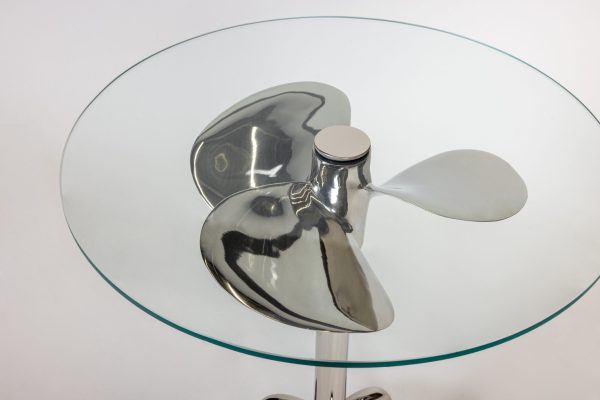 Кофейный столик "Пропеллер 1" Серебро 0.65x0.44x0.4м — изображение 4