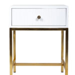 Тумба прикроватная белая 0.6x0.45x0.3м