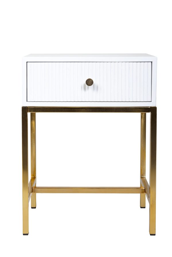 Тумба прикроватная белая 0.6x0.45x0.3м