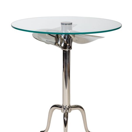 Кофейный столик "Пропеллер 1" Серебро 0.65x0.44x0.4м