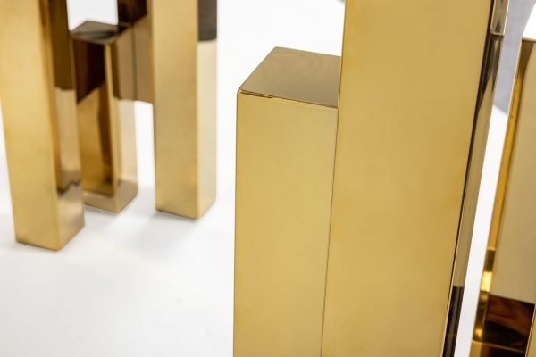 Консоль Round Gold 0.79x1.5x0.45м — изображение 3