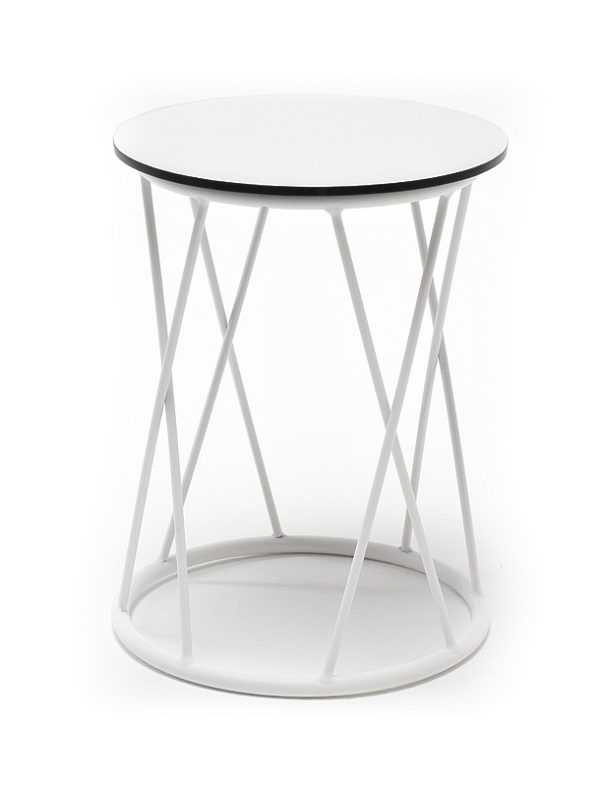 "Колумбия" журнальный стол из HPL круглый Ø40 H55