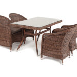 "Латте–140 R" обеденная группа плетеная