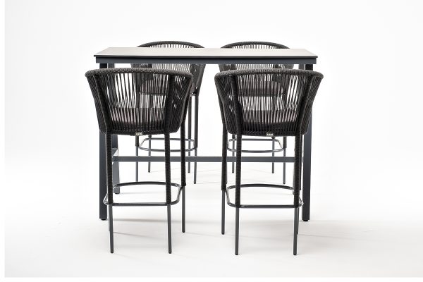 стол HPL "серый гранит"