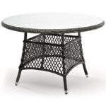 "Эспрессо" плетеный круглый стол