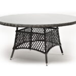 "Эспрессо" плетеный круглый стол