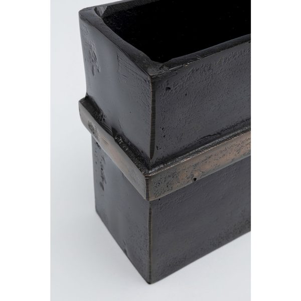 Ваза Amparo, коллекция "Ампаро" 16*25*9, Алюминий, Серый графит — изображение 5