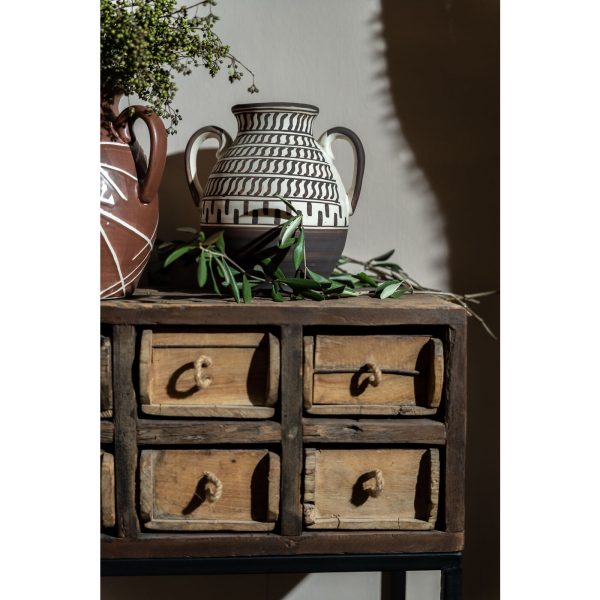 Ваза Alika, коллекция "Алика" 19*20*24, Керамика, Коричневый — изображение 5