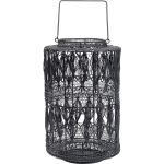 Фонарь для свечи Hayat, коллекция "Хайят" 23*37*23, Сталь, Черный — изображение 5