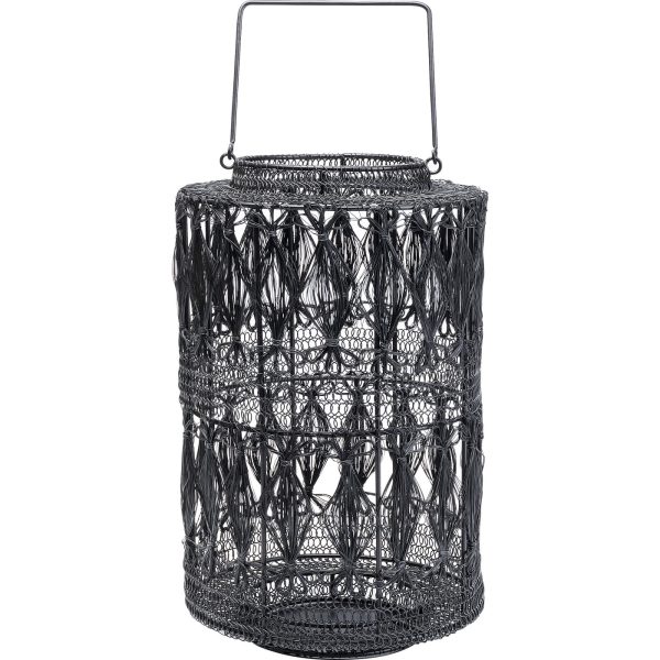 Фонарь для свечи Hayat, коллекция "Хайят" 23*37*23, Сталь, Черный — изображение 5