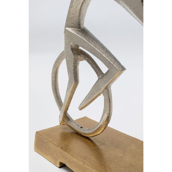 Предмет декоративный Cyclist, коллекция "Велосипедист" 8*26*20, Алюминий, Серебряный — изображение 5