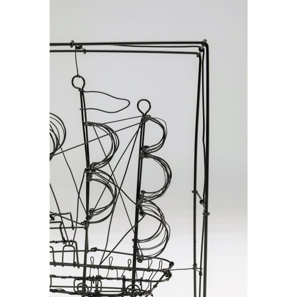 Предмет декоративный Boat, коллекция "Лодка" 23*28*8, Сталь, Черный — изображение 5