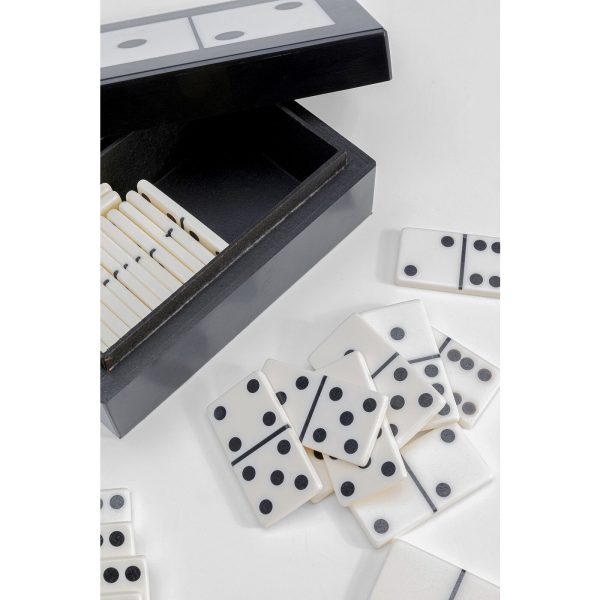 KARE-53961-detail-b-1400x1400 Игра декоративная Domino, коллекция "Домино" 14*5*8, Полирезин, Черный — изображение 5