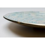 Тарелка декоративная Melia, коллекция "Мелия" 37*5*37, Алюминий, Голубой — изображение 5