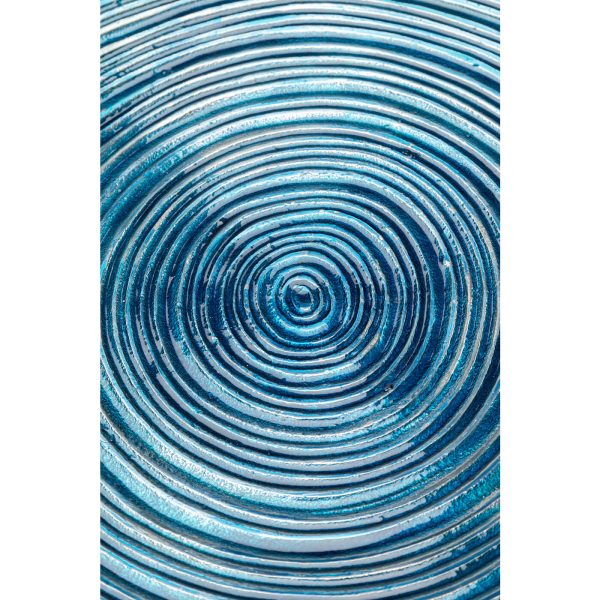 Тарелка декоративная Melia, коллекция "Мелия" 46*7*46, Алюминий, Синий — изображение 5