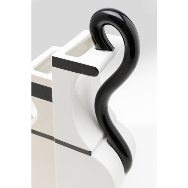 Ваза Step, коллекция "Ступень" 18*35*8, Керамика, Белый — изображение 5