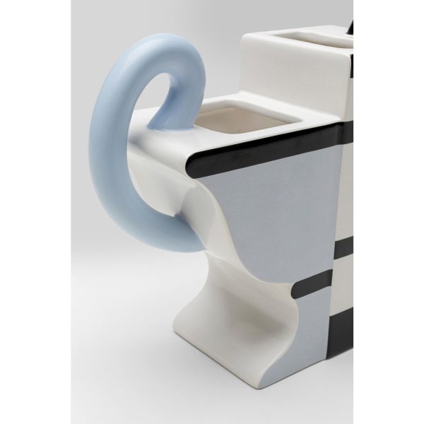 Ваза Step, коллекция "Ступень" 19*22*8, Керамика, Серый — изображение 5