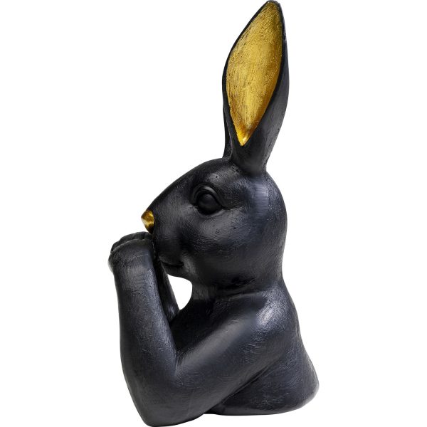 Статуэтка Bunny, коллекция "Банни" 14*23*13, Полирезин, Черный — изображение 5